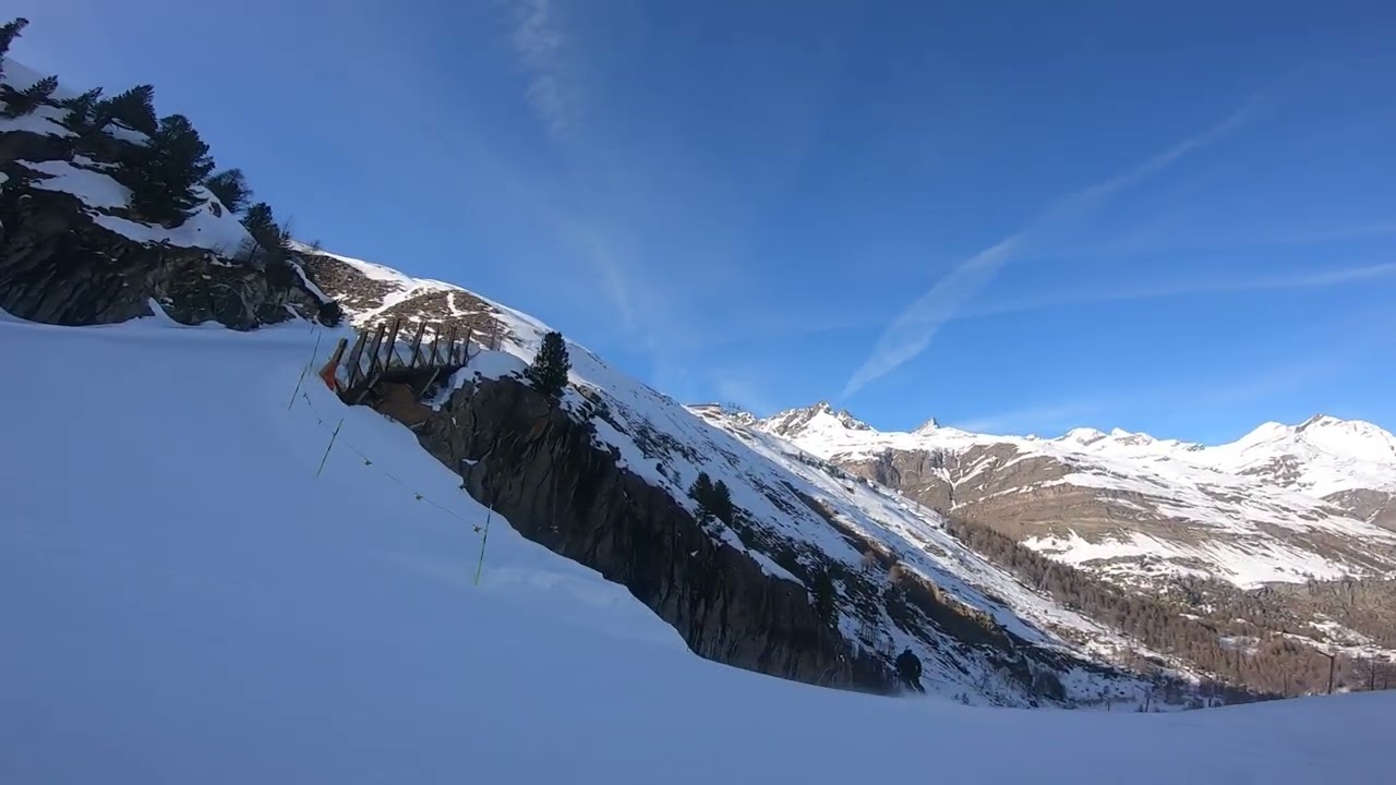 SKIING IN SWITZERLAND🇨🇭 | ZERMATT | Black Run 62 | 2024 | 4K60