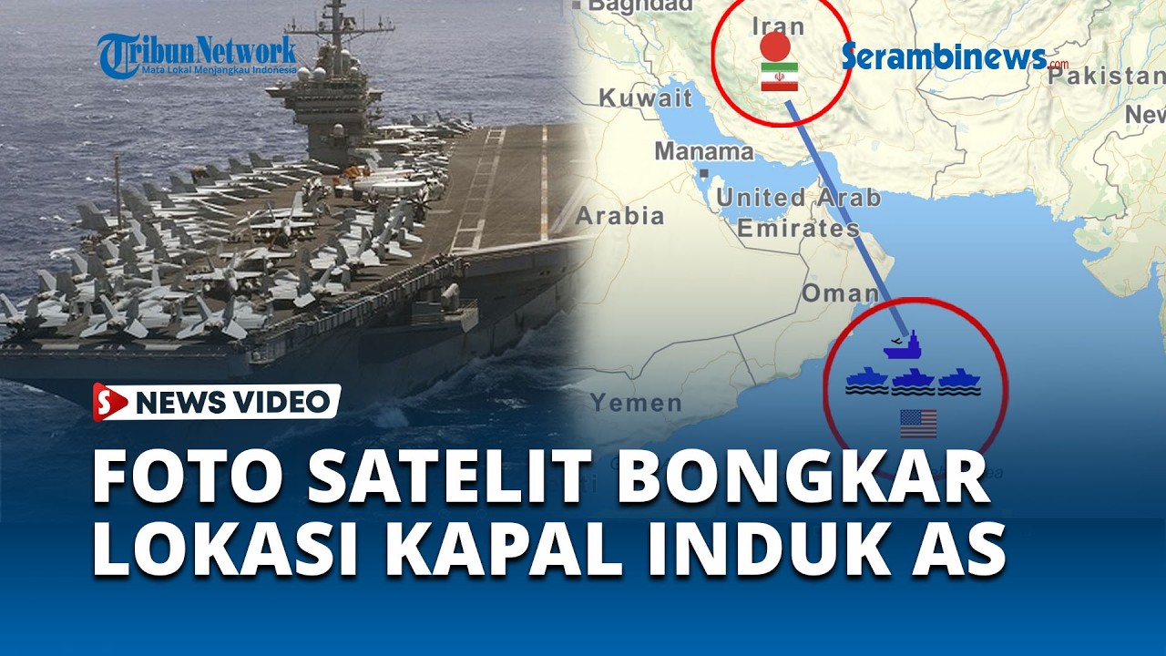 Kapal Induk Amerika USS Abraham Lincoln Terdeteksi 700 Km dari Iran