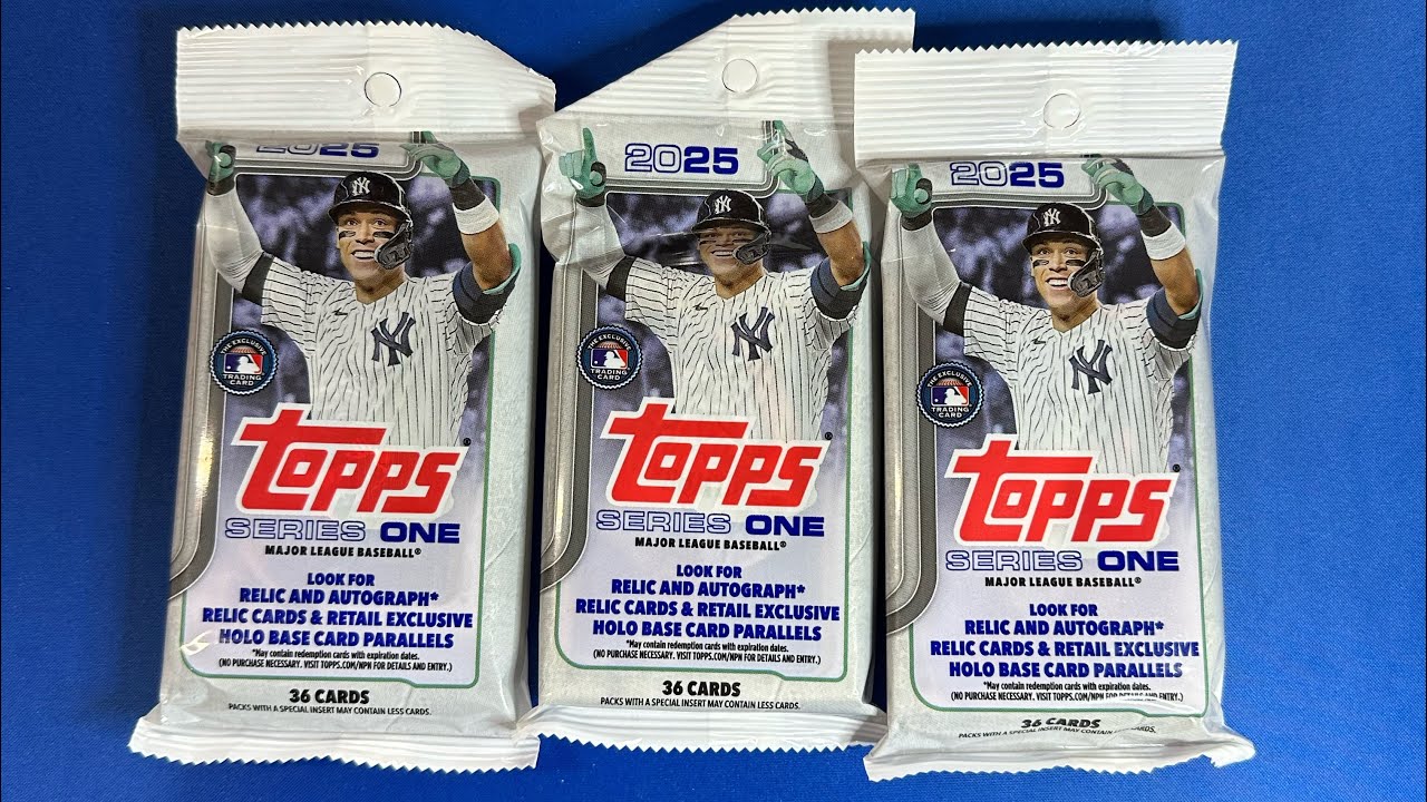 Premiere 2025 Topps Series 1 FAT PACKS (11)