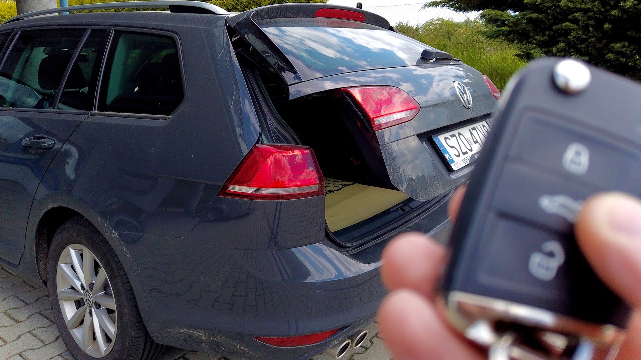 VW Golf MK7 (5G) hatch pop remote trunk tailgate activation
