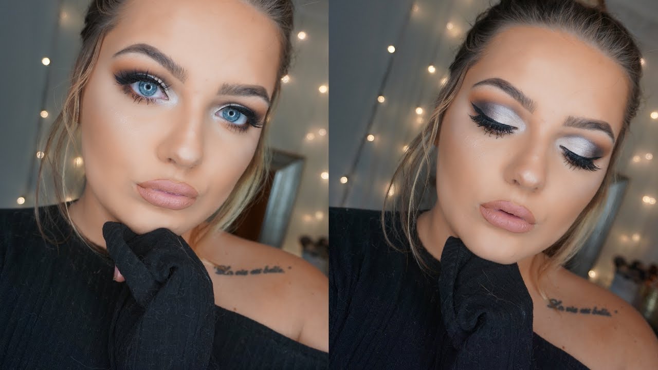 TOTAL GLAM CUT CREASE EYE LOOK!