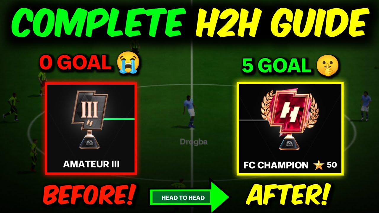 20 Amazing H2H Tips in FC Mobile - COMPLETE H2H Guide | Mr. Believer