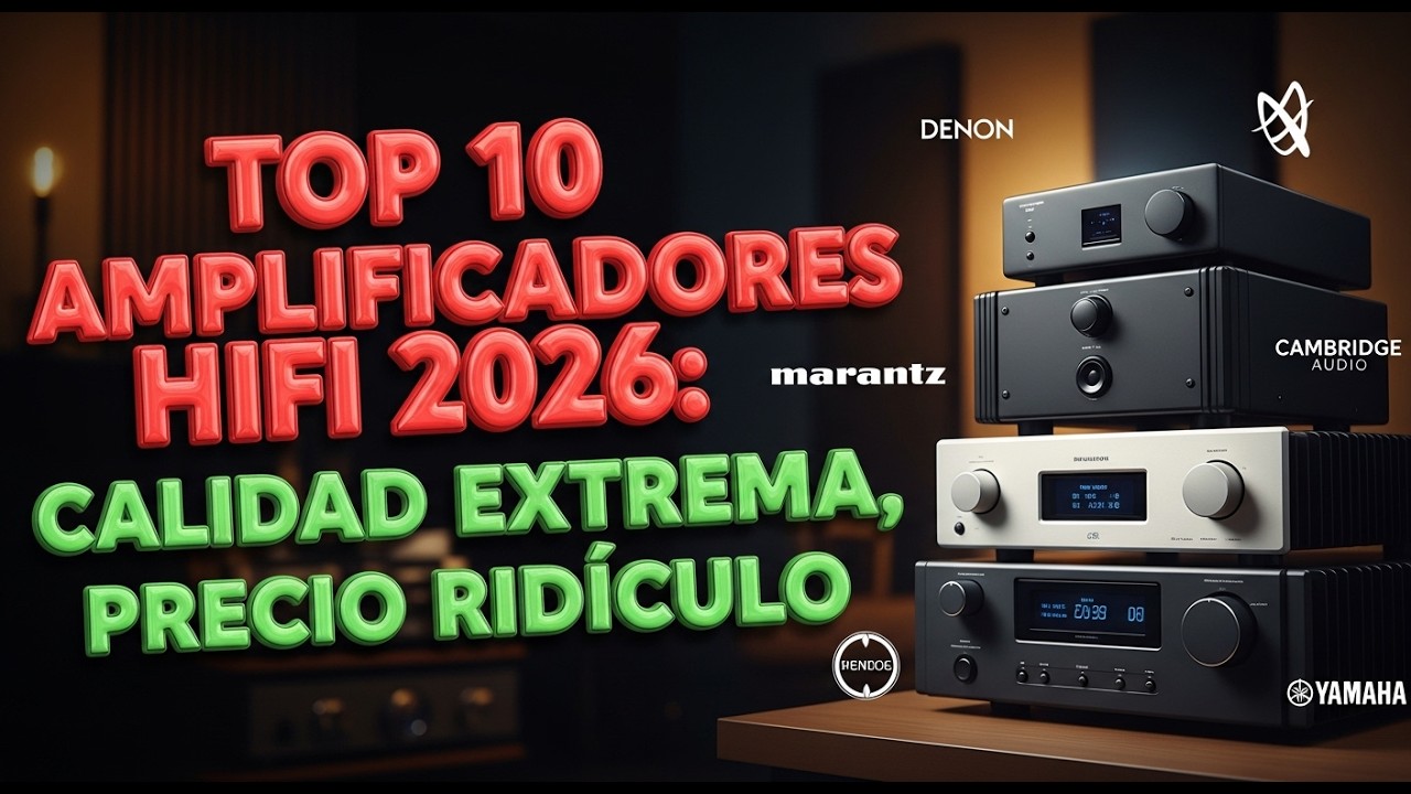 Top 10 Amplificadores HiFi 2026: Calidad Extrema, Precio Ridículo. #HiFi2026  #CalidadPrecio