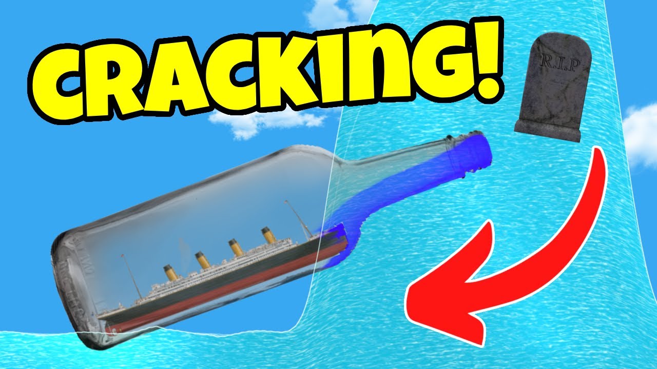 Titanic In A BOTTLE DESTRUCTION! Floating Sandbox