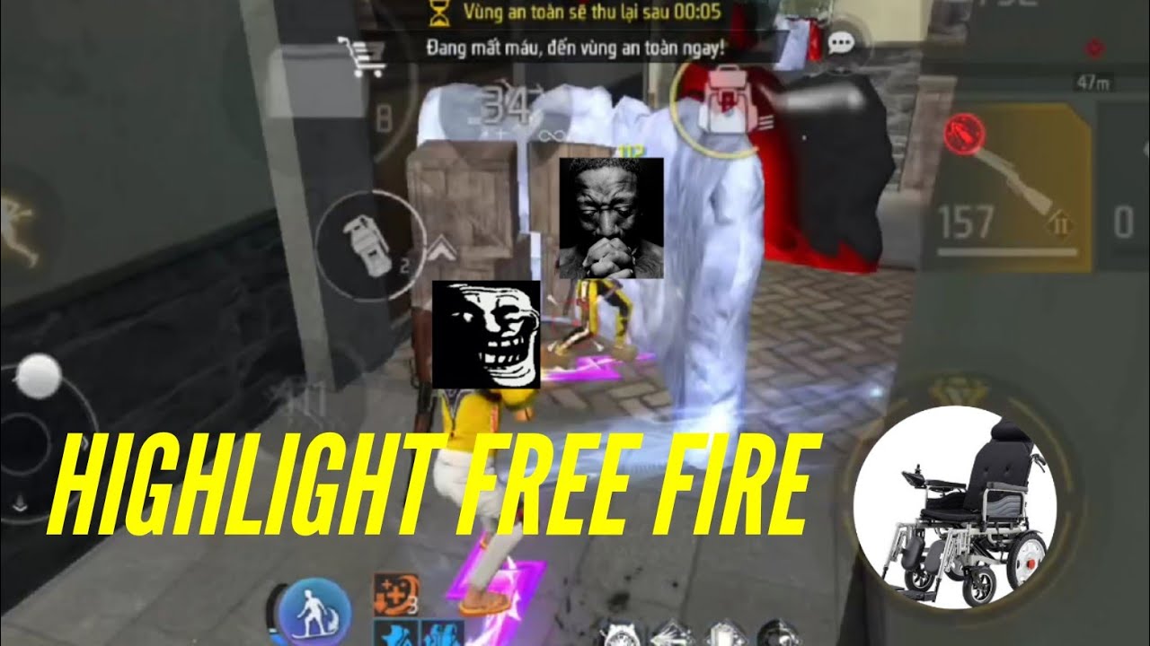 Highlight Free Fire Xử Lý Chạy Vòng Vòng Khiến Địch Chóng Mặt Quăng Điện Thoại