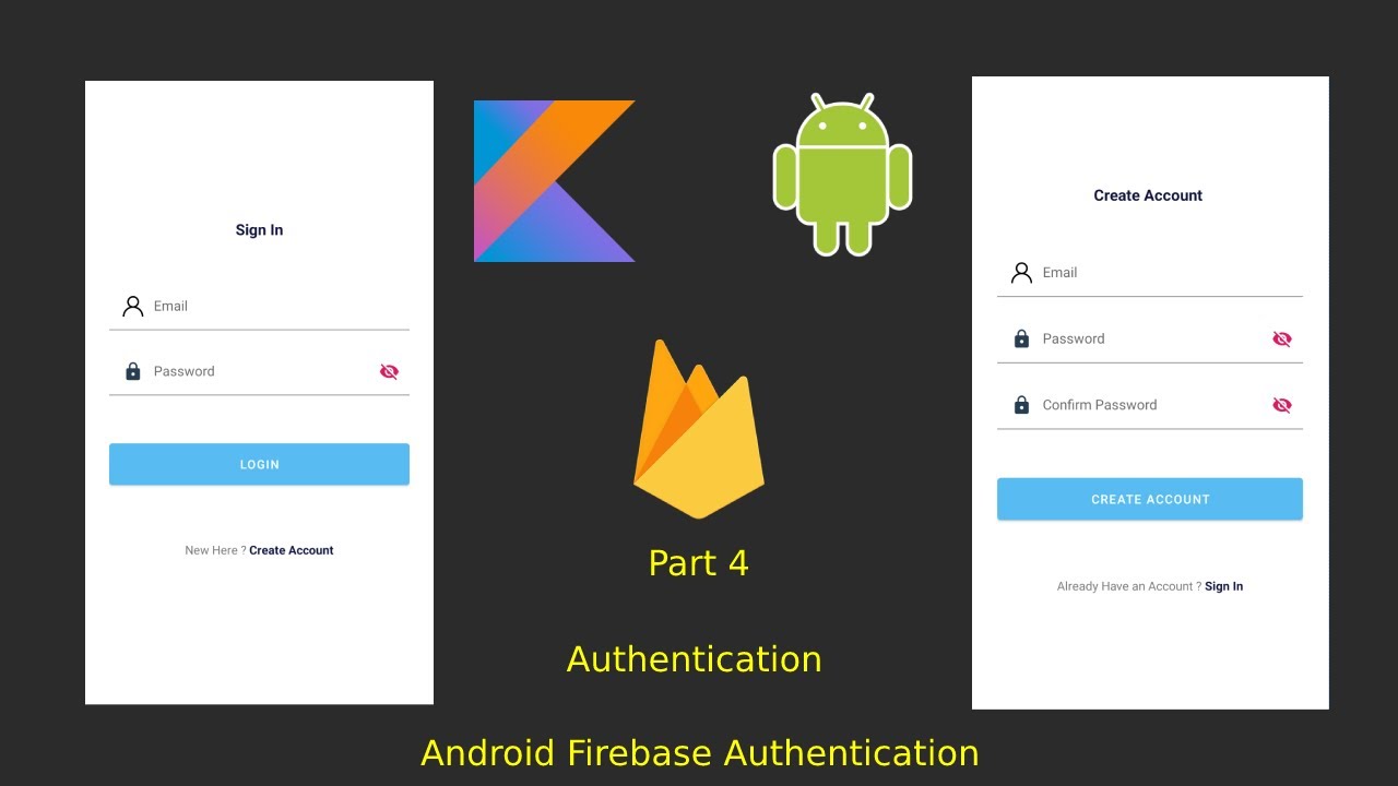 Android Firebase - Authentication  and Onboarding ( part 4 )
