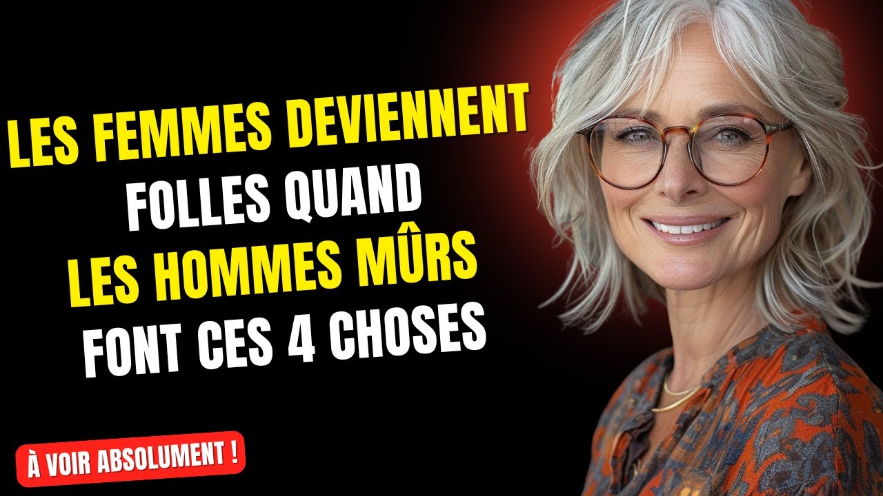Les femmes deviennent folles quand les hommes mûrs font ces 4 choses !