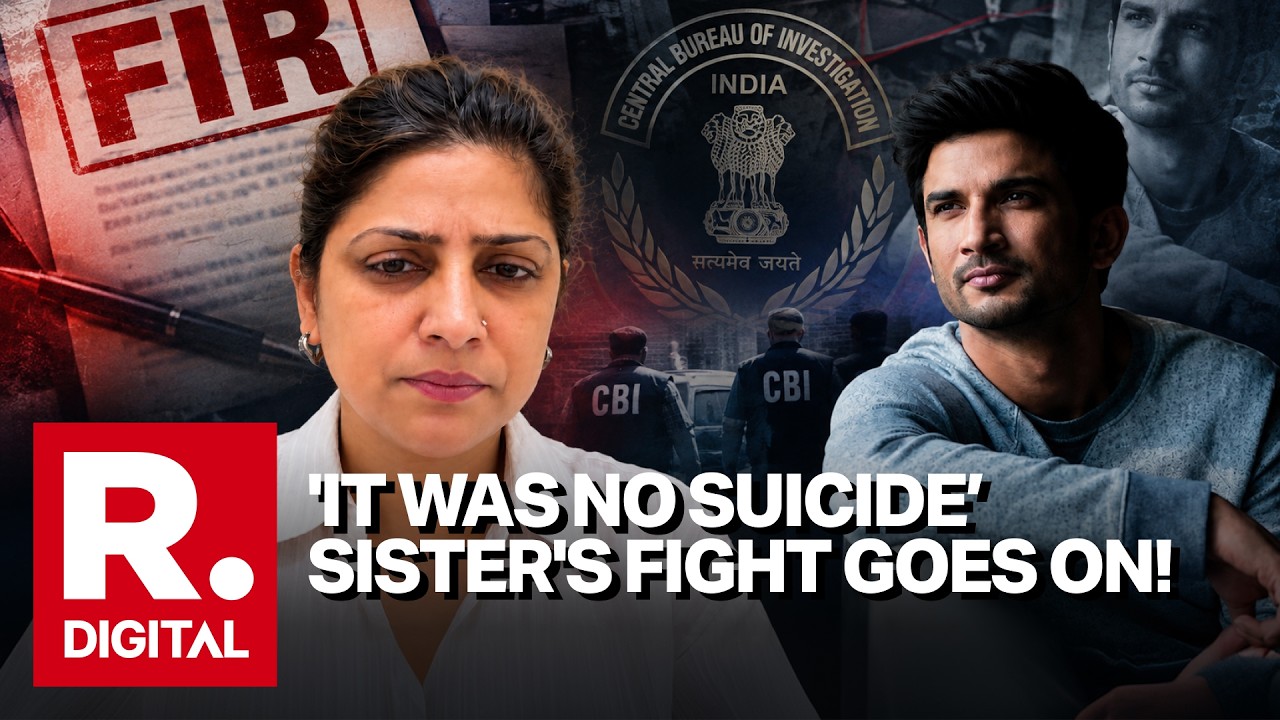 Sushant Singh Rajput&rsquo;s Sister Questions Suicide Theory, Asks: 'Where Are the Arrests?'