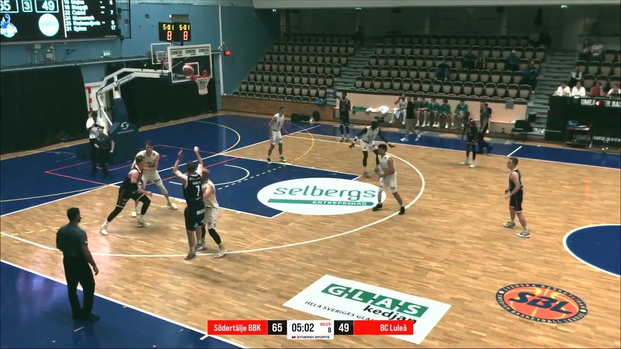 Gustav Hansson 37 poäng & 6 assists vs. Södertälje BBK