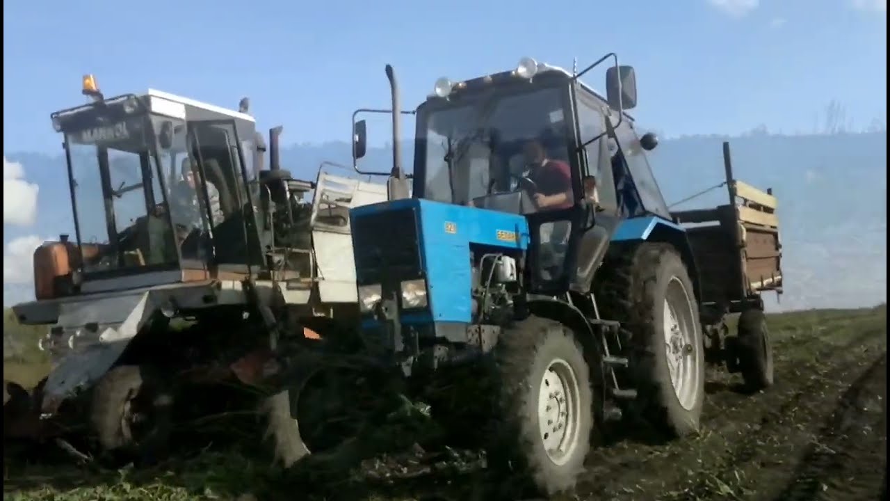 Сахарная Свекла 2021. Уборка не за горами,видео из архива. 2009-2015 года. будни тракториста.