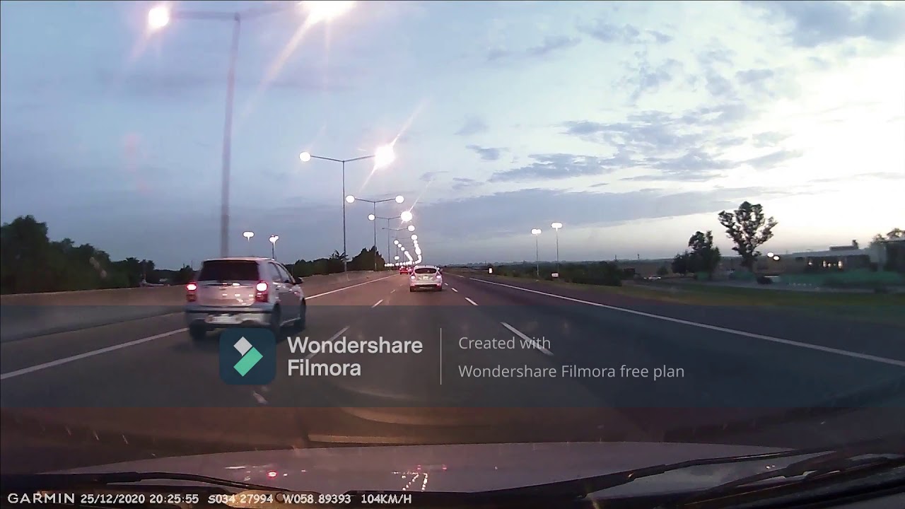 Viaje entre la Ruta Nacional 193 (Zárate) y Berazategui (Probando Wondershare Filmora)