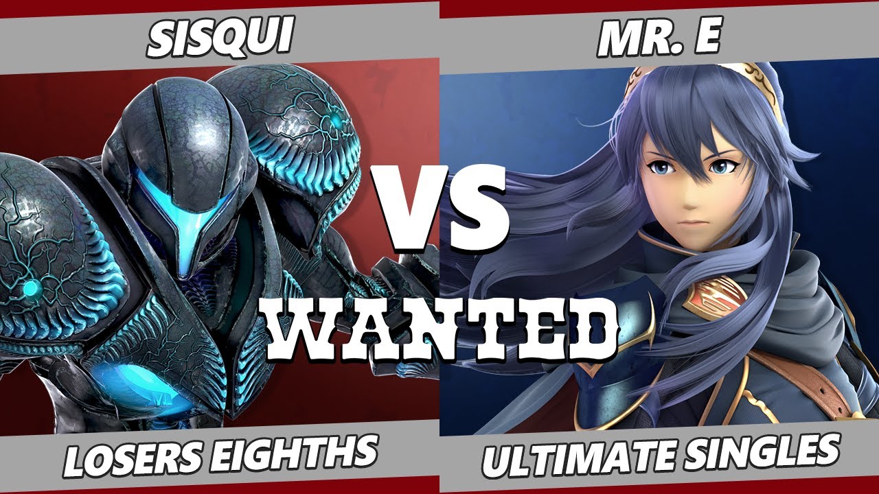 WANTED S4 C4 Top 8 - sisqui (Dark Samus) Vs. Mr. E (Lucina) SSBU Ultimate Tournament