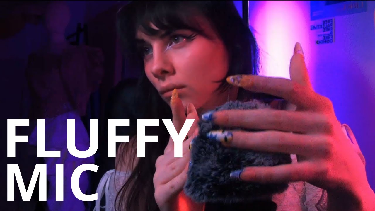 ASMR FLUFFY MIC SCRATCHING (Un peu de visuel aussi) / Lauravage