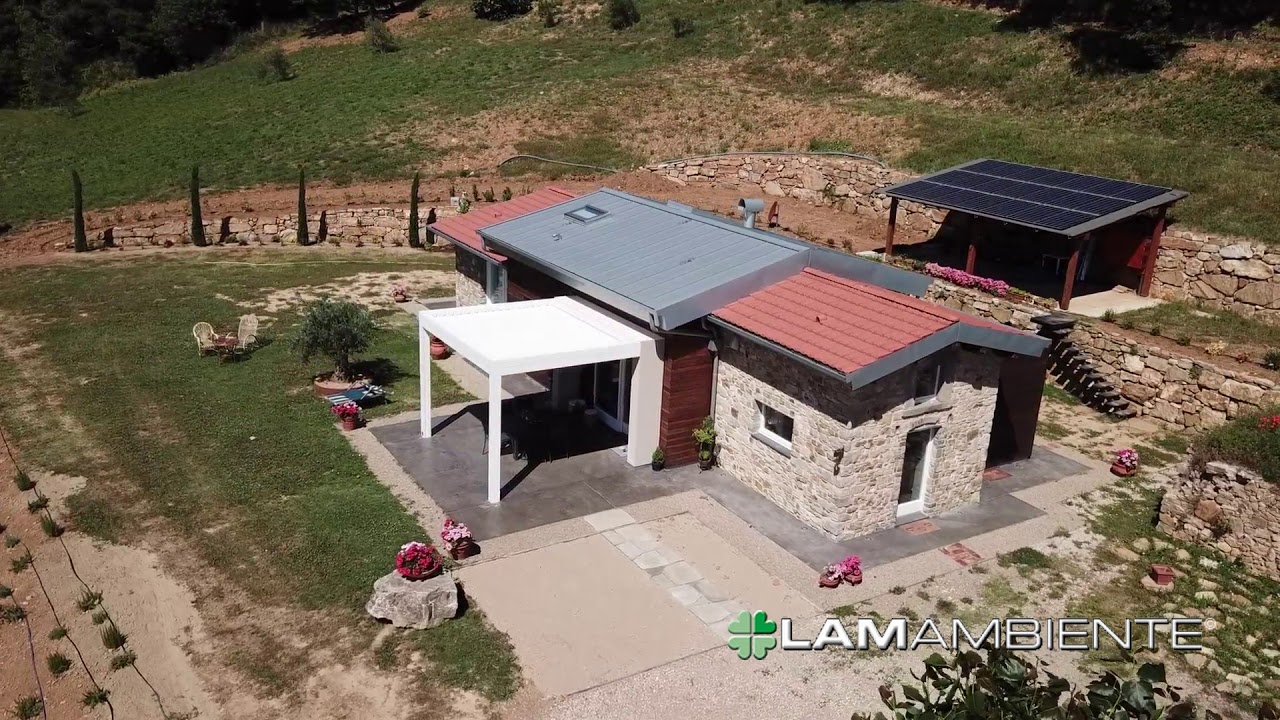 Case in legno e pietra. Prefabbricato LAM Ambiente