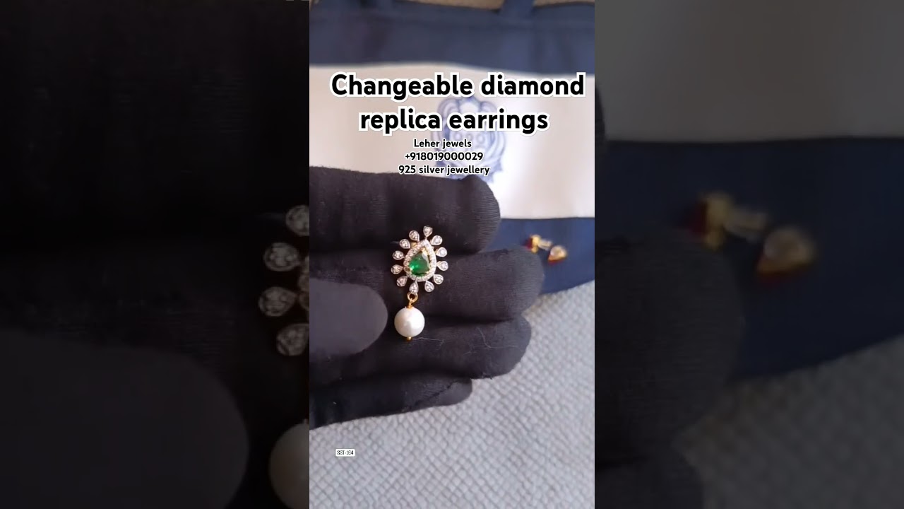 #changeable #earrings #925silver #jewellery #goldpolish #ytshorts #shortsfeed #changeables