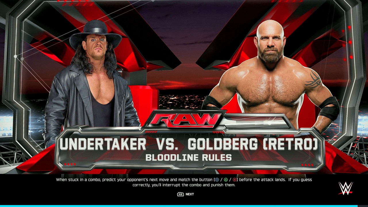 WWE 2K25 - Undertaker vs. Goldberg | The Streak vs. The Undefeated Legacy