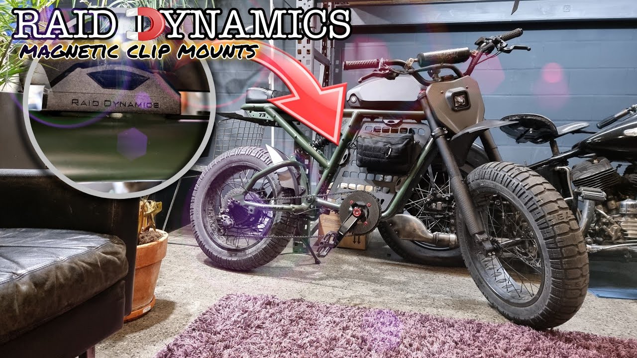 Super73 RX Mods: Molle Panel Magnetic Clip Mounts by Raid Dynamics