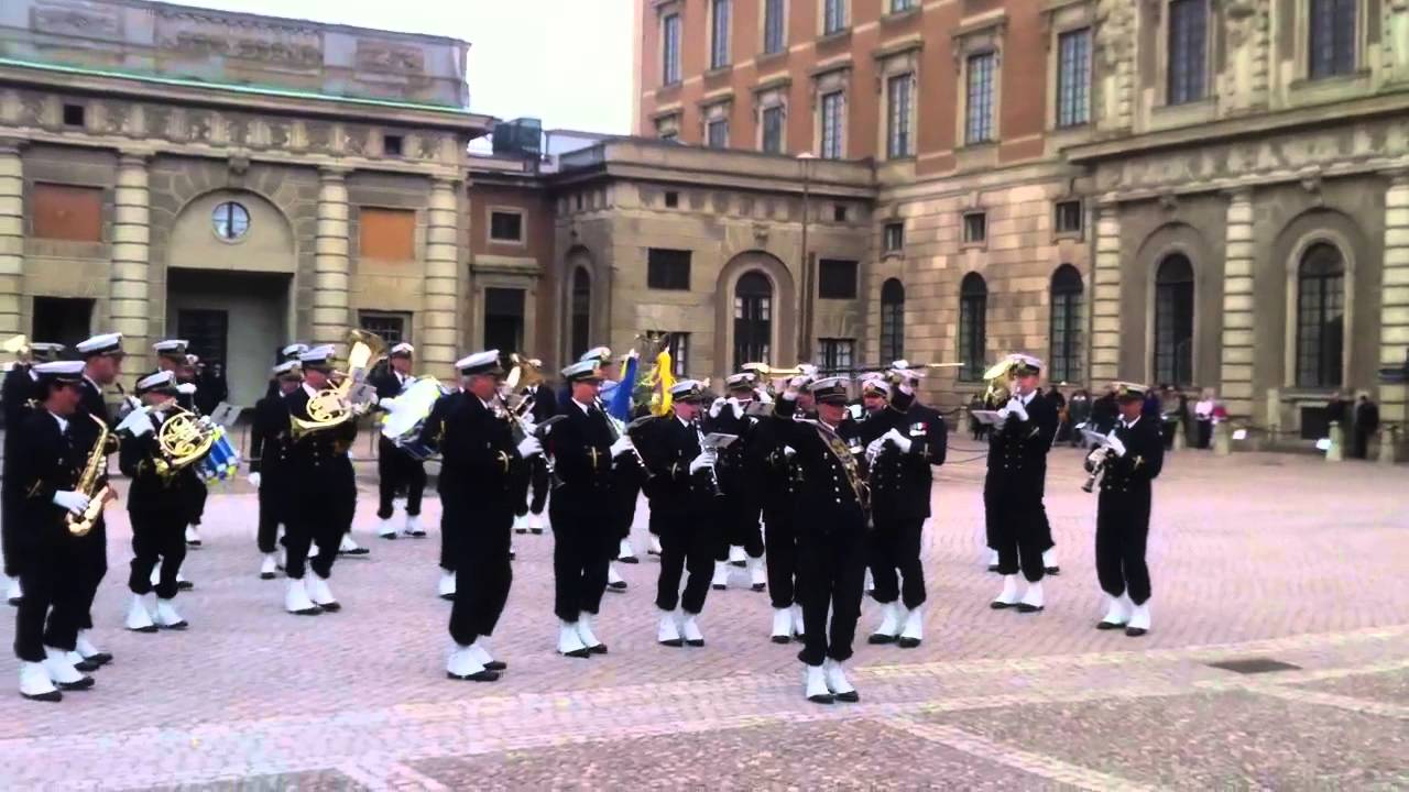 Swedish Military Parade at Royal Palace for King's Birthday