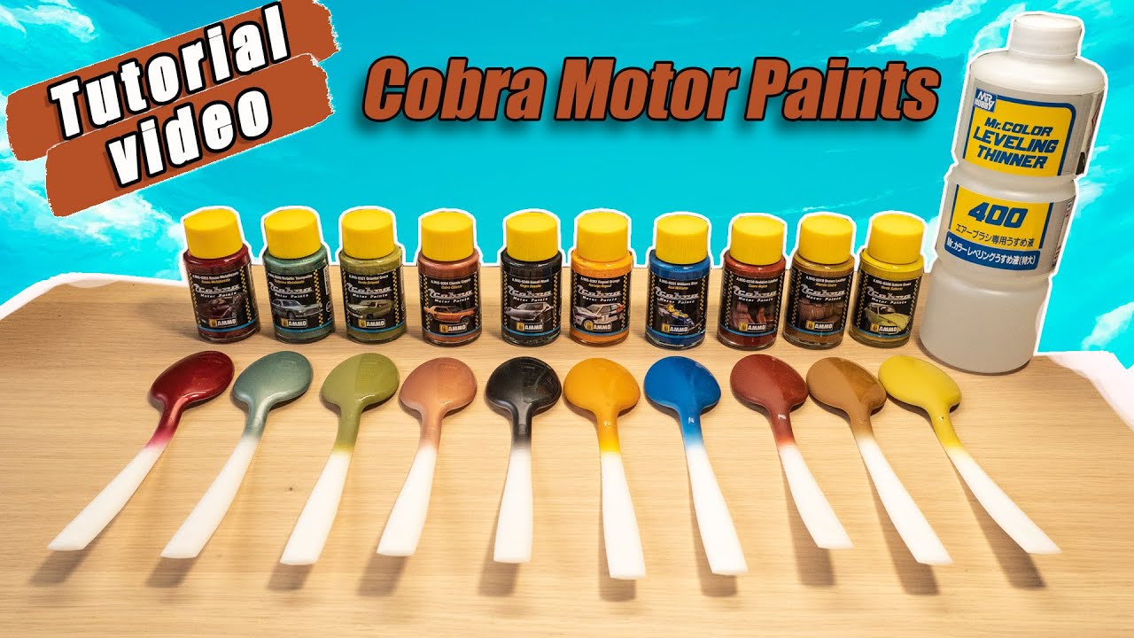 Ultimate Test: 10 Ammo MIG Cobra Paints with Mr. Leveling Thinner