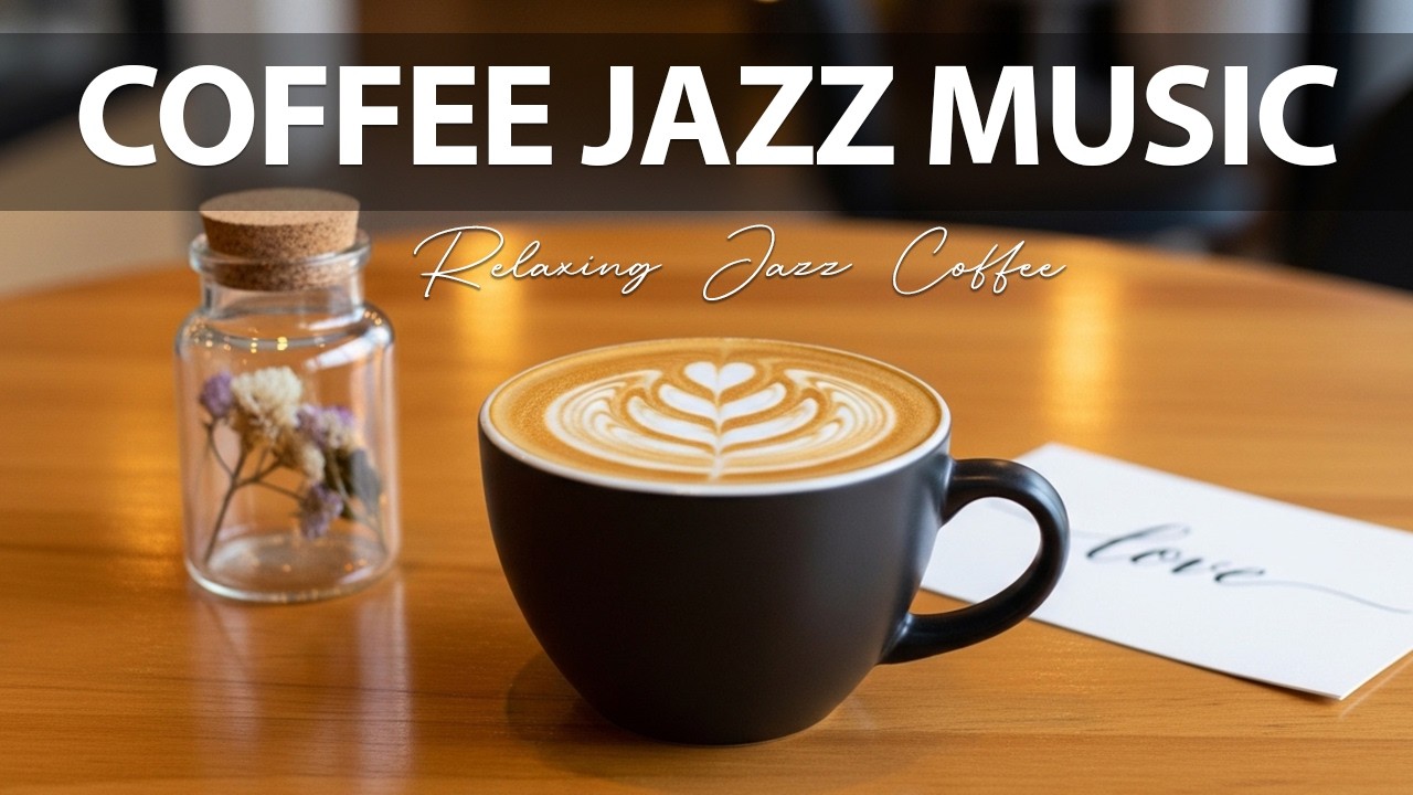 Coffee Jazz Music☕ Relaxing Jazz Coffee for Studying, Working & Relaxing