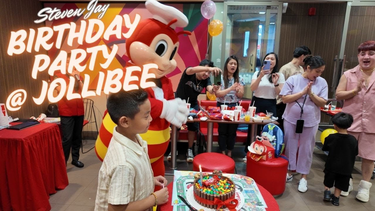 Steven Jay 7th Birthday Party at Jollibee Dubai
