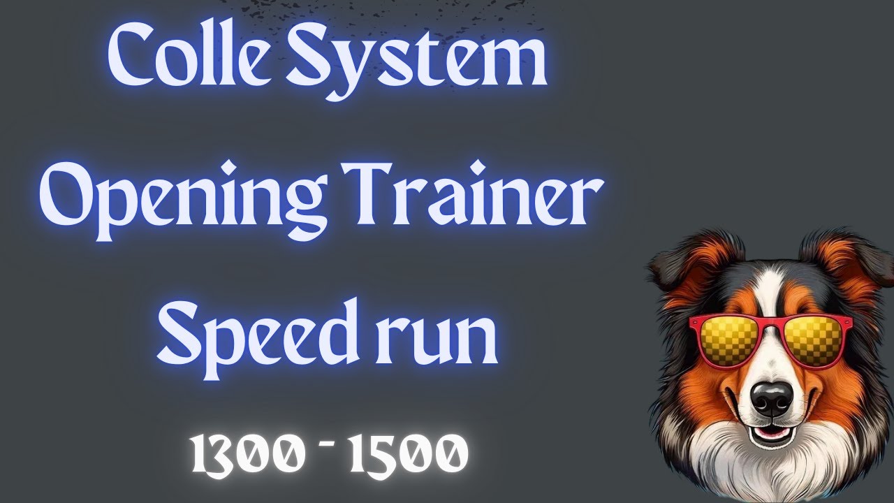 Colle System Opening Speed Run | ELO 1300 - 1500 | Golden Rules of the Colle System