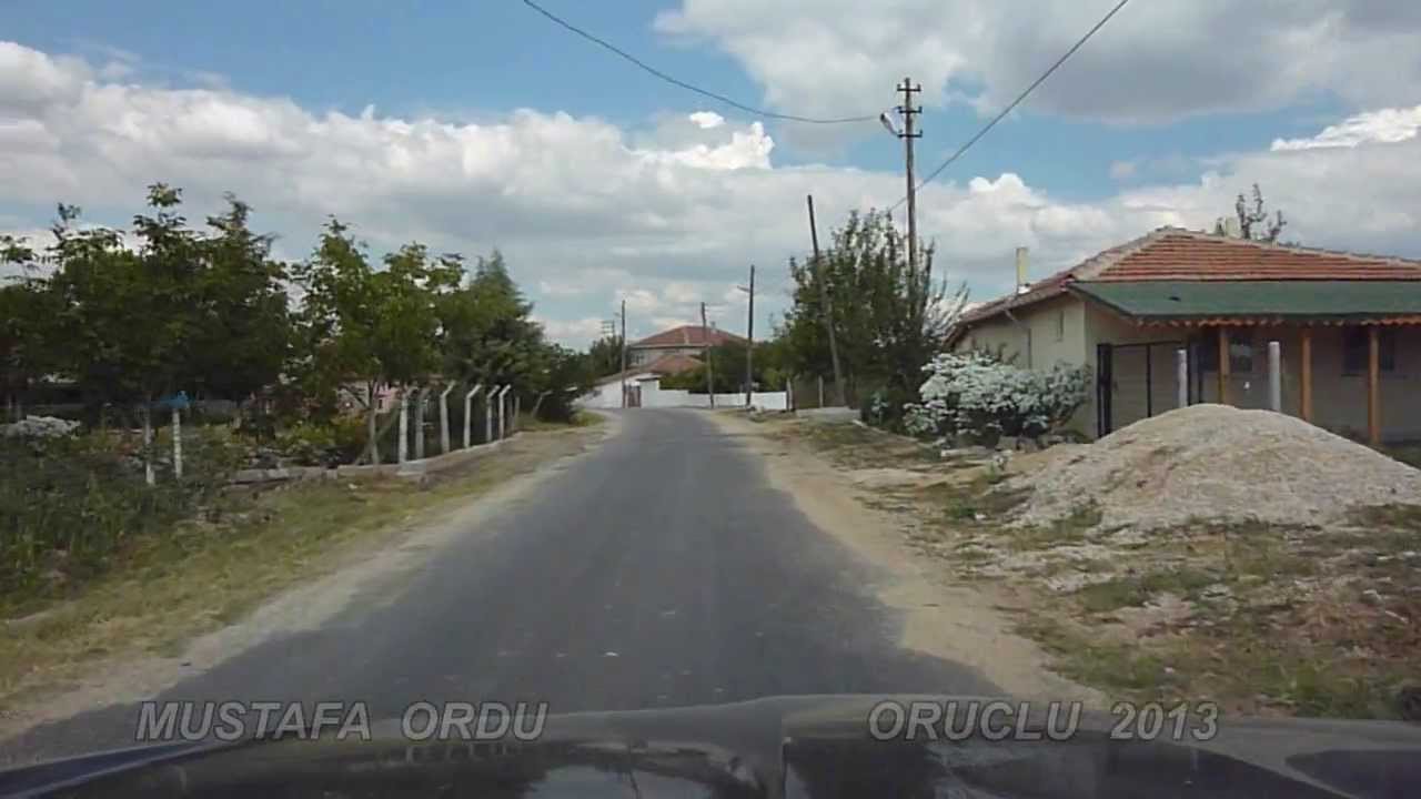 Oruçlu Köyü 2013 Yılı Babaeski  Kirklareli Trakya Türkiye Yollari