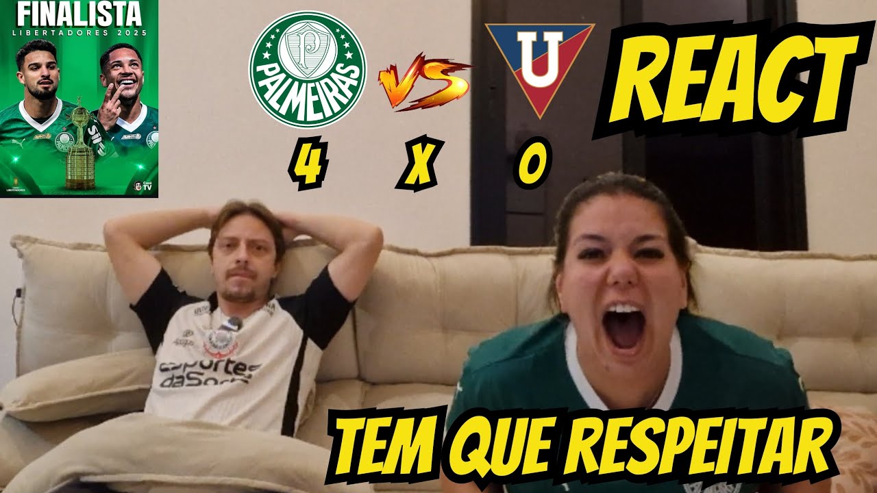 REACT - PALMEIRAS X LDU - TEM QUE RESPEITAR O TIME DA VIRADA #palmeiras 