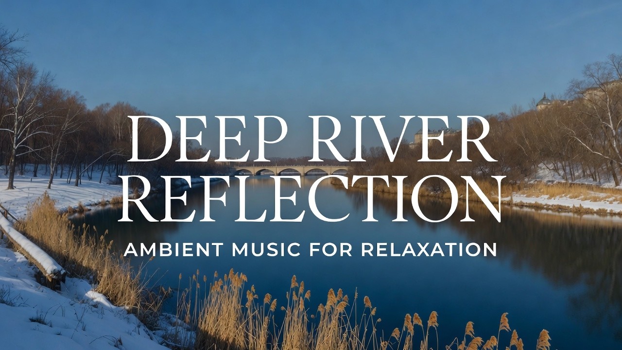 Deep River Reflection - 4K Nature & Original Ambient Music #relax #nature #germany