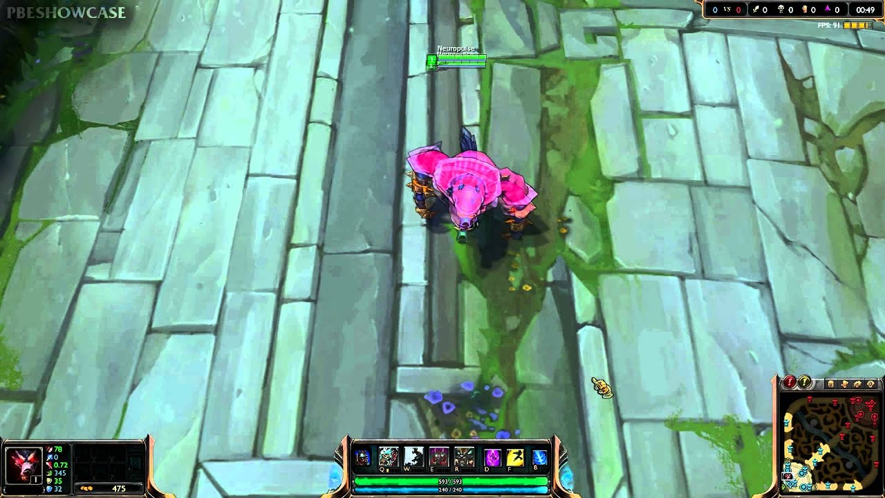 Warwick Skins Texture Update Preview [2/25 PBE Update]
