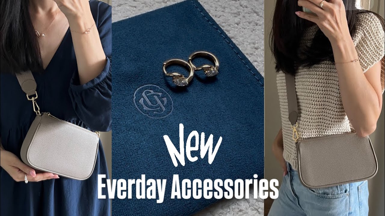 Effortless everyday jewelry, new bag & sneakers {unbox with me}