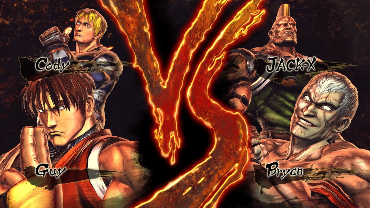 STREET FIGHTER X TEKKEN | GUY & CODY VS. BRYAN & JACK-X