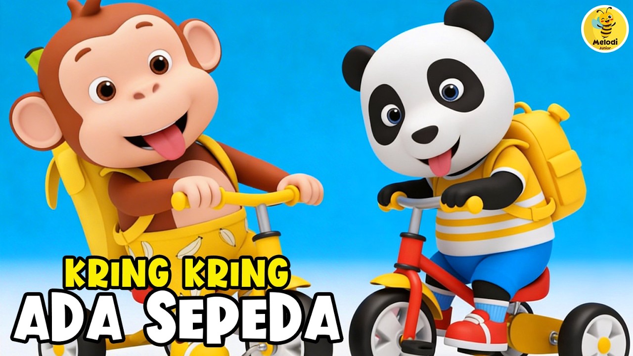 Lagu Anak Anak - Kring Kring Ada Sepeda - Lagu Anak & Balita Sangat Populer dan Viral Terbaru