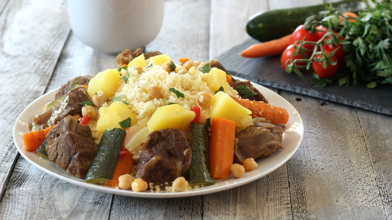 Cous cous con carne e verdure