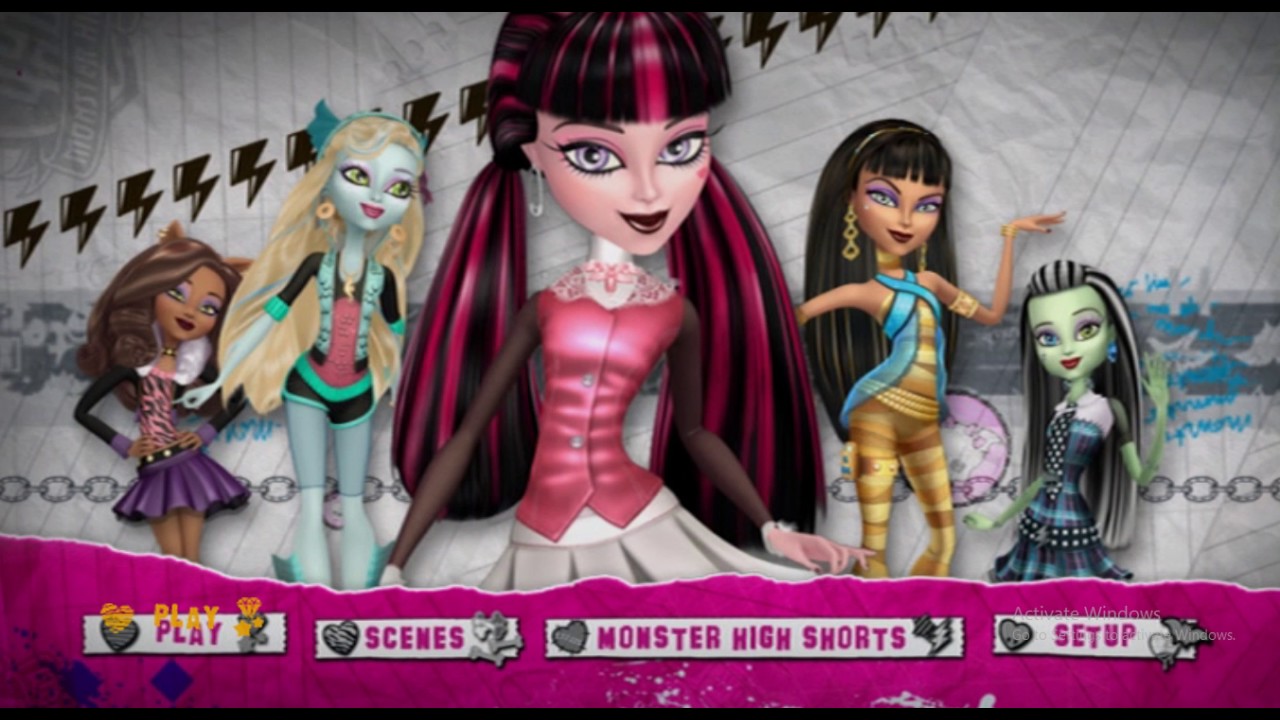 Monster High Ghouls Rule Dvd Walkthrough