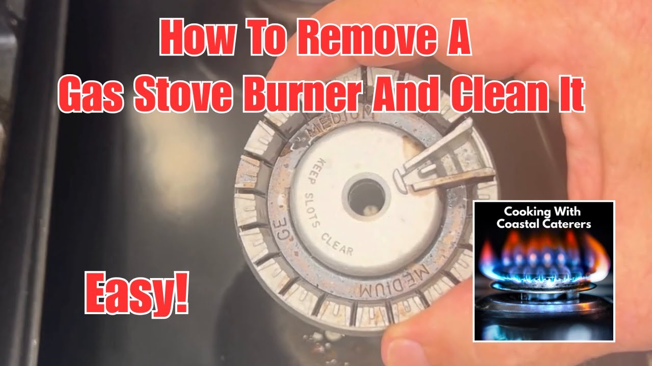 How To REMOVE A GAS Stove BURNER And CLEAN It! 👍👍👍