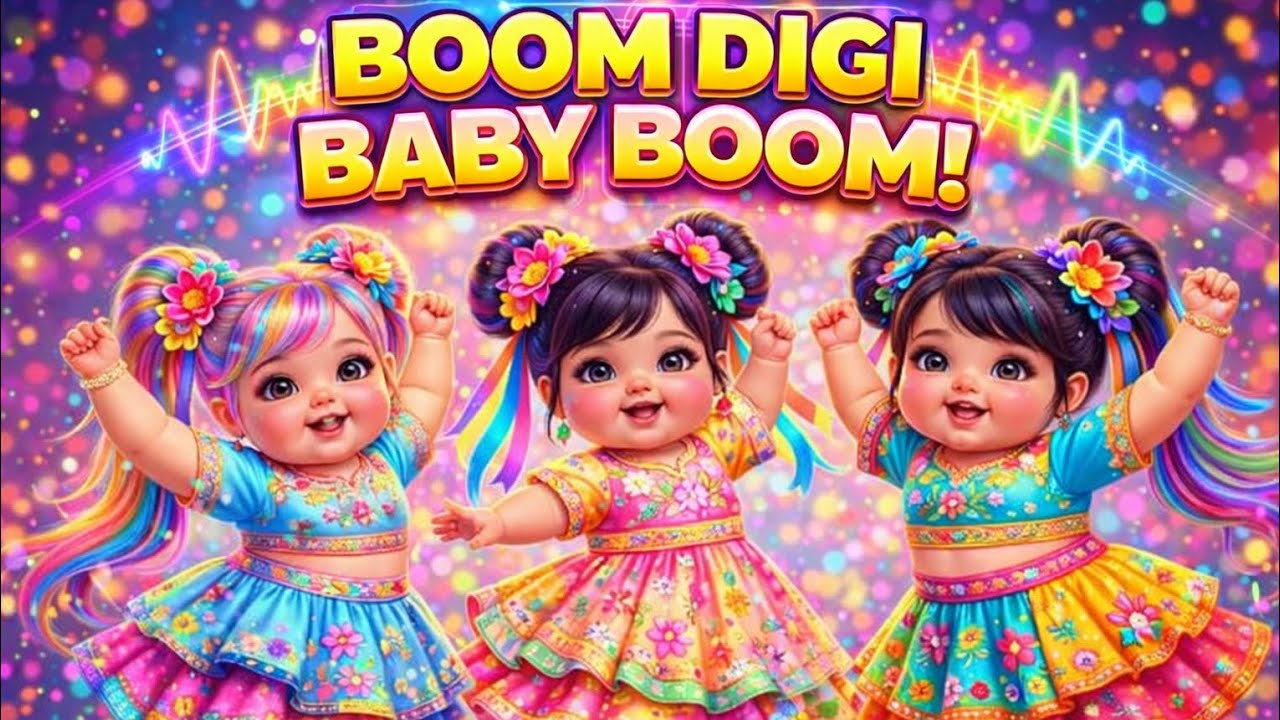 Boom Digi Baby Boom 👶🔥 | Cutest Baby Dance Ever | Party Song for Kids