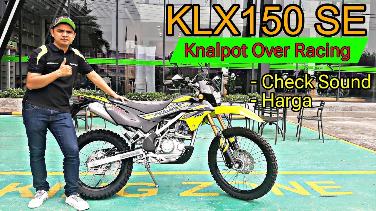 KLX150 SE Neon Green Dengan Knalpot Over Racing | Check Sound dan Harganya