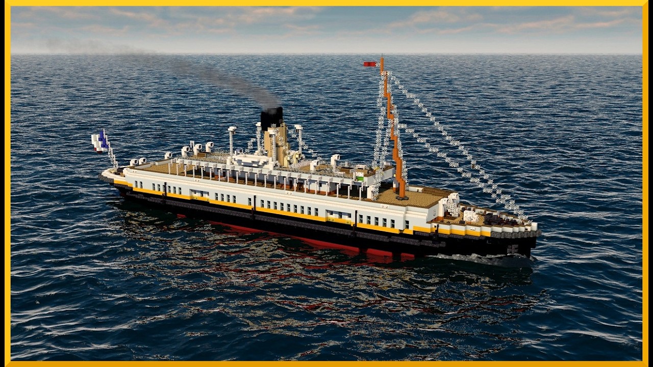 Minecraft S.S. Nomadic - The tender of Titanic and Olympic