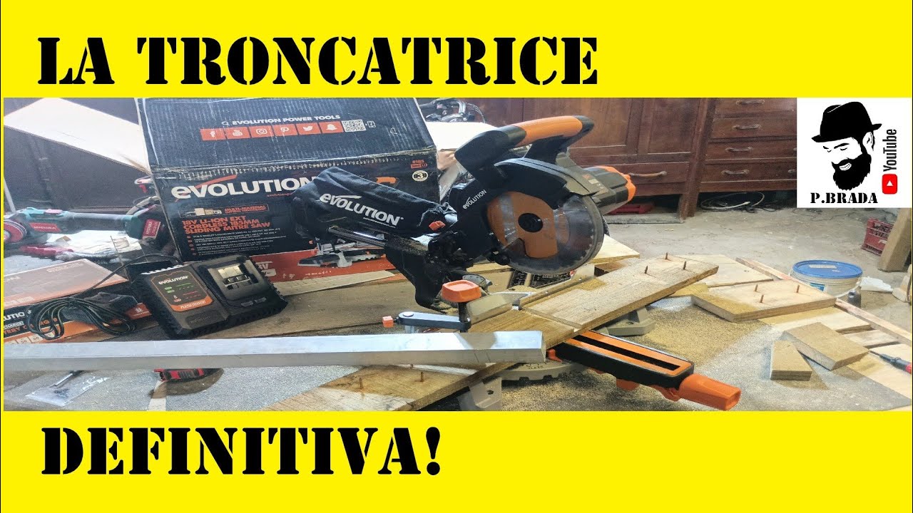 Troncatrice Evolution x legno e metallo R185sms-Li Recensione e test