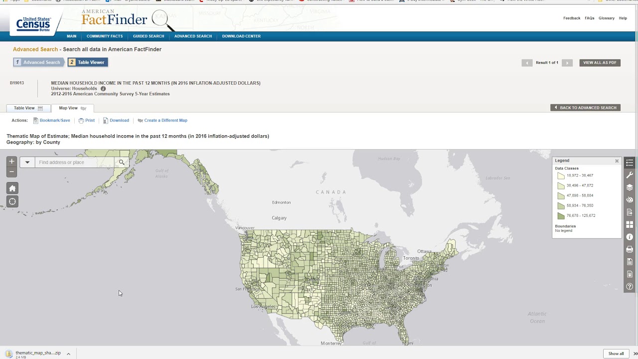 Using American FactFinder