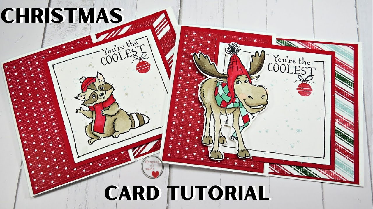 A Cheeful Easy Christmas Funfold Card (make these cards for all your favorite people)