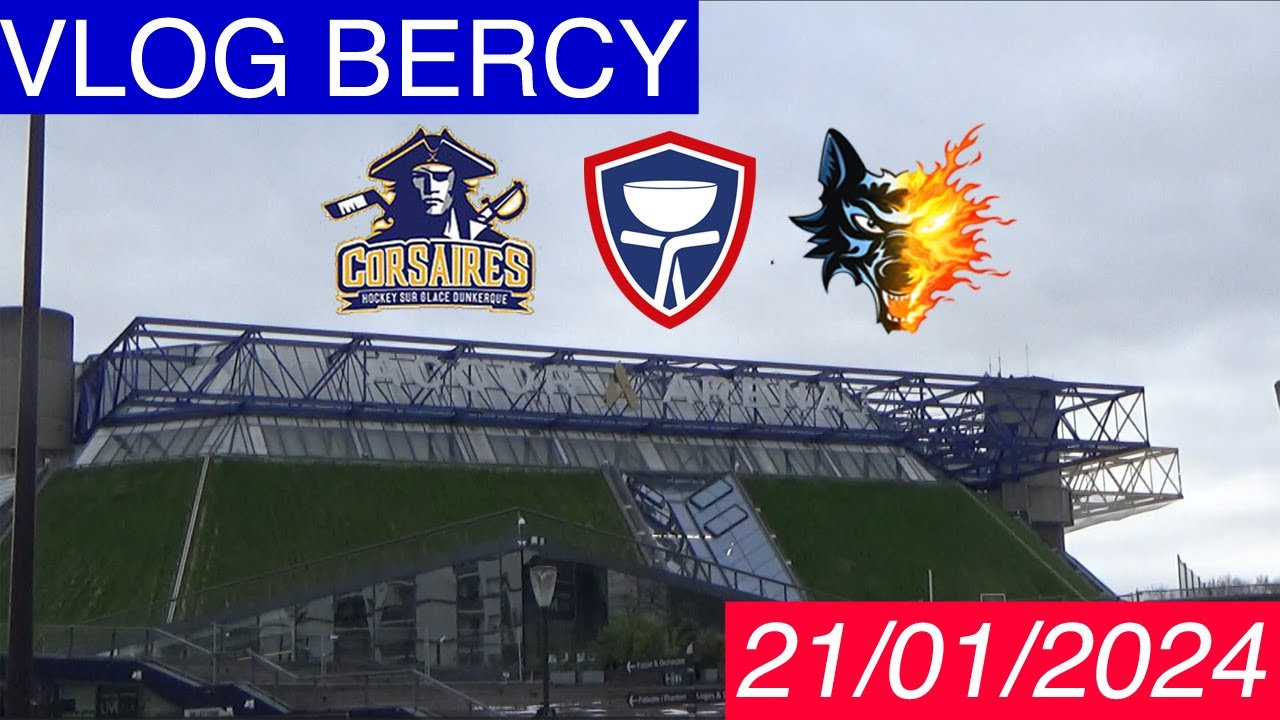 VLOG - Finale de la Coupe de France 2024 de hockey à Bercy (Dunkerque vs Grenoble)