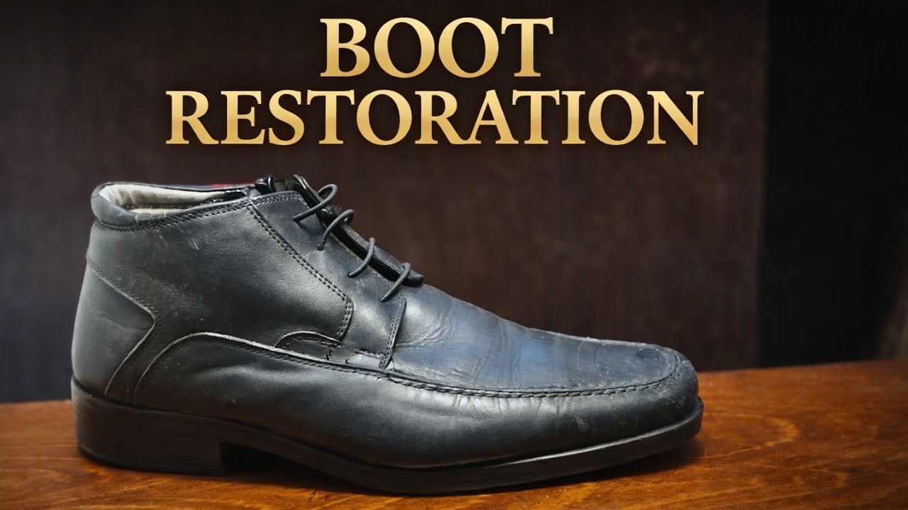 Transforming Old Men’s Boots Into a New Style