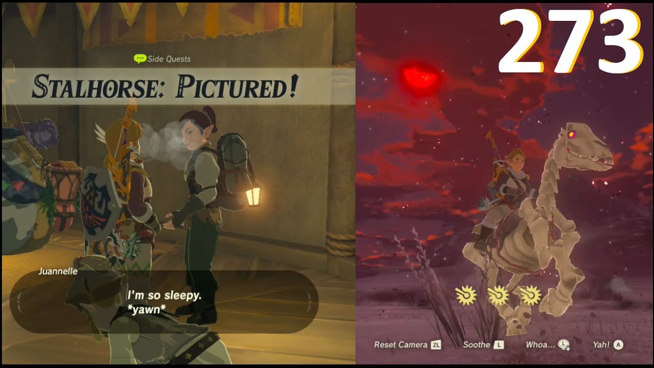 Zelda Botw - Stalhorse Pictured! Side Quest Cleared 90/90.