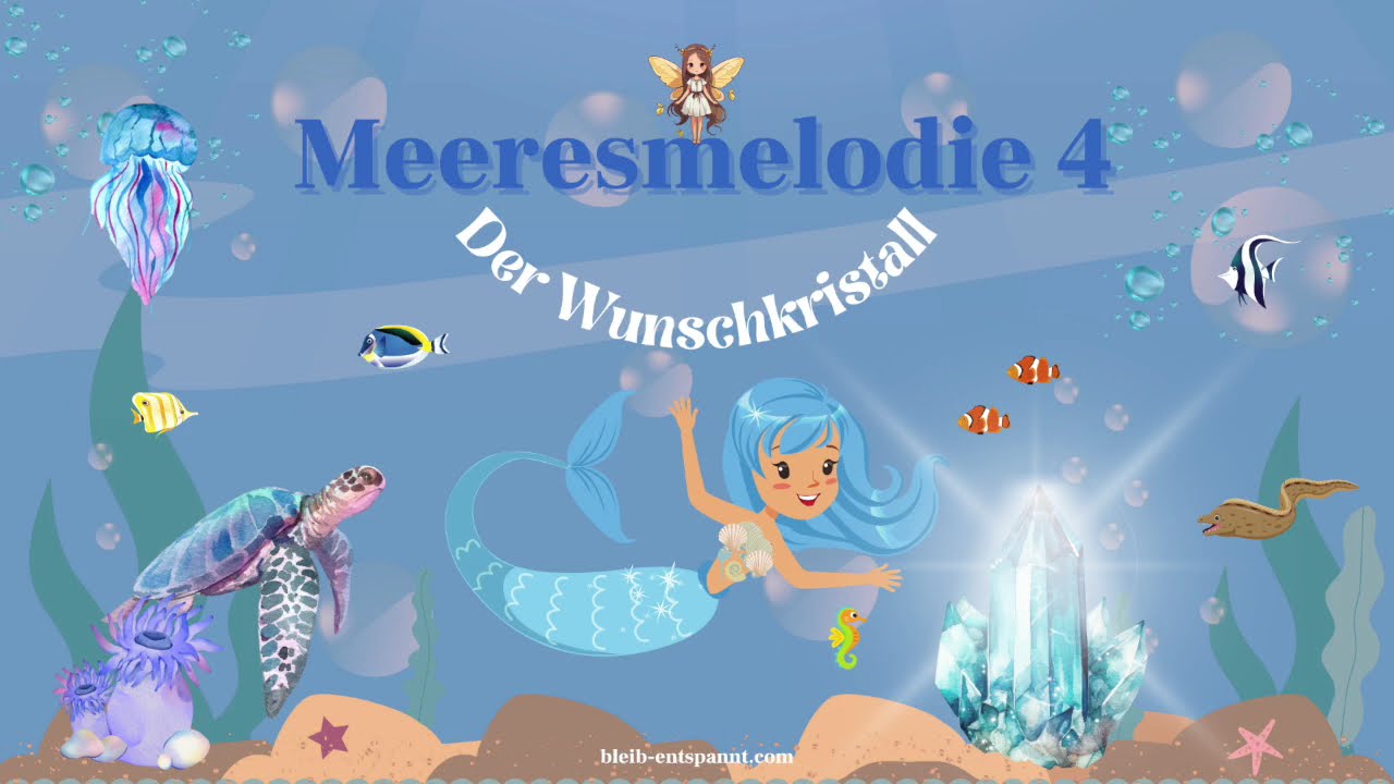 Traumreise für Kinder - Meeresmelodie: Der Wunschkristall - Meerjungfrau Geschichte mit Fee