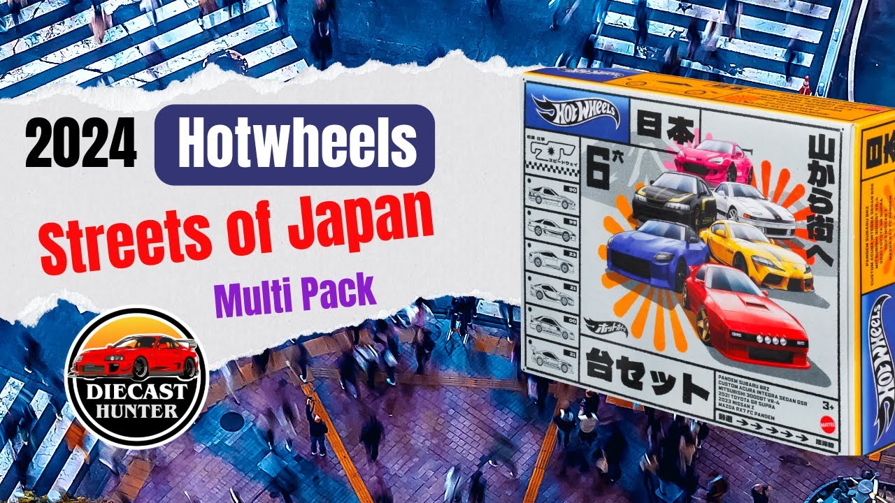 Hot Wheels 2024 Streets of Japan Multi Pack | Ultimate JDM Diecast Collection Unboxing!