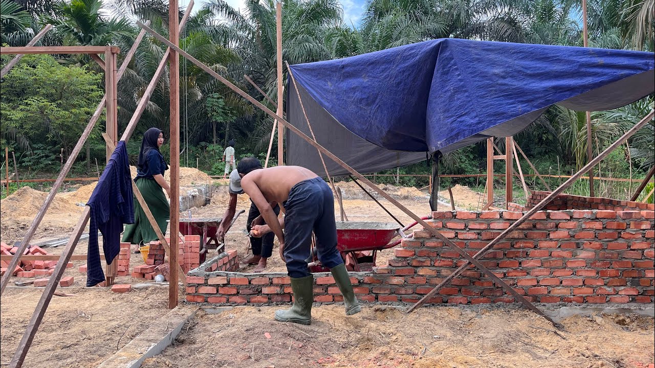 Episode 6 || ternyata pakai teknik pondasi ini tidak perlu beli tanah timbun 