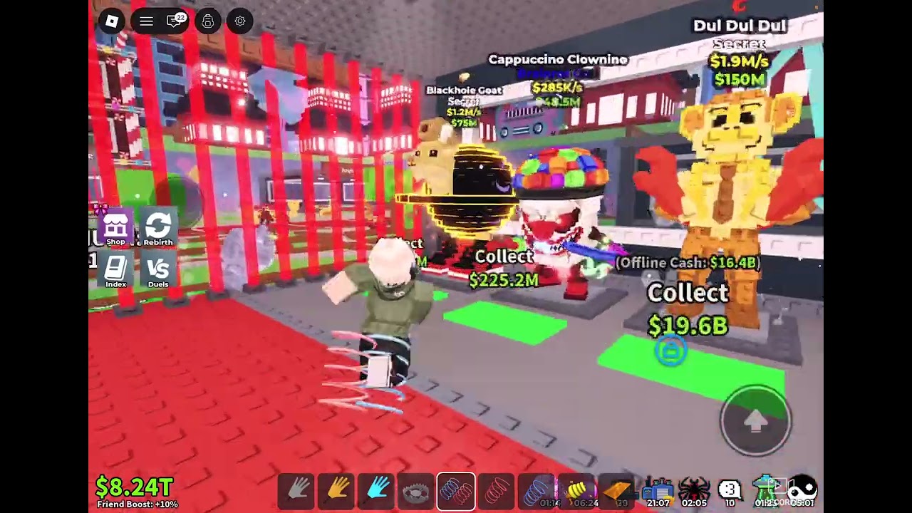 Playing steal a brainrot(copyright)
