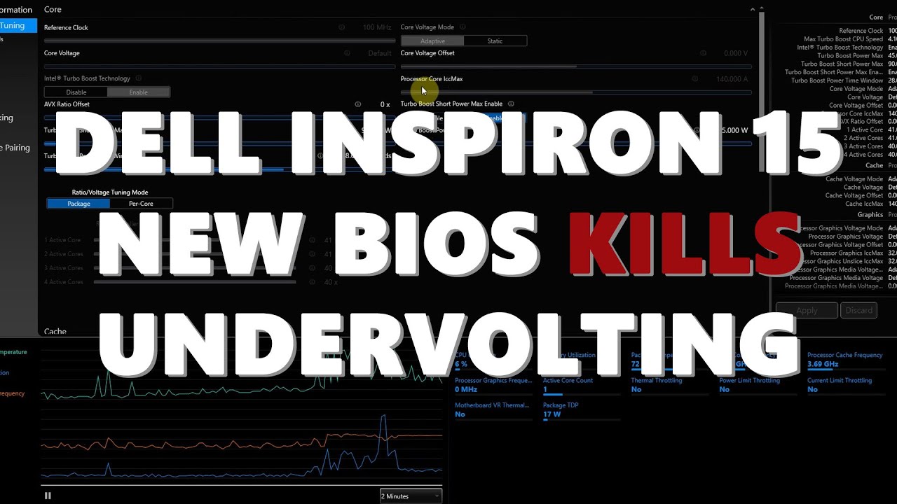 New BIOS 1.6.0 KILLS Undervolting - Dell XPS, Vostro and Inspiron 7590 / 7591 - 9th March Update
